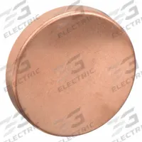 NIBCO Test Cap: 1/2 in CTS, Cup, Wrot Copper (MPN 917B 1/2)