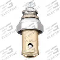 T&S BRASS Cartridge: For Spindle Assembly, Eterna, CWS Escutcheon Series, Use with Hot Water, Brass (MPN 006478-40). Key specifications — Compatible Series: Spindle Assembly, Eterna, CWS Escutcheon; For Water Temperature: Hot; Compatible Brand: T&S Brass; Product Type: Cartridge; Includes: (1) Spindle; Material: Brass.
