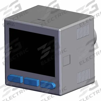 SMC Pressure Switch: 1/8 in Port Size, 1 Output/2 Output NPN/PNP Open Collector - Compact Vacuum Pressure Switches