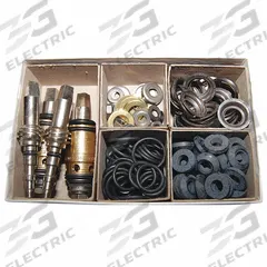 CHICAGO FAUCETS Cartridge Repair Kit: For Quaturn Series, Use with Hot/Cold Water, Multiple (MPN 1276-ABNF). Key specifications — Compatible Series: Quaturn; For Water Temperature: Hot/Cold; Compatible Brand: Chicago Faucets; Product Type: Cartridge Repair Kit; Material: Multiple.
