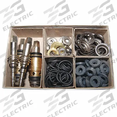 CHICAGO FAUCETS Cartridge Repair Kit: For Quaturn Series, Use with Hot/Cold Water - Compression Faucet Cartridges