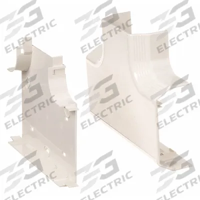 PANDUIT Tee: T-70, 4 in Wd, 1 3/4 in Ht, Plastic - Tees for Nonmetallic Single-Channel Raceways
