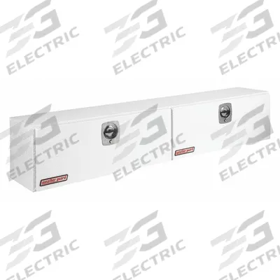 WEATHER GUARD Topside Truck Box: Topside Truck Box, Double Drop-Down Doors Lid, D-Handle - Double Drop-Down Door Topside Boxes