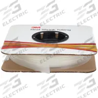 3M Heat Shrink Tubing: 4 in I.D. Before Shrinking, 2 in I.D. After Shrinking, 50 ft Lg, Clear, 2:1 (MPN FP301-4-50'-CLEAR-SPOOL). Key specifications — Color: Clear; Brand: 3M.