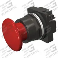 SIEMENS Mushroom Head Push Button: 30 mm, Non-Metallic, Momentary (MPN 52BM9W2). Key specifications — Action: Momentary; Brand: SIEMENS; Series: 52; Push Button Material Type: Non-Metallic.