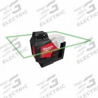 MILWAUKEE Single Plane Laser: 0 Lines and 0 Dots, Green Beam, 1 Planes, +/- 1/8 in @ 33 ft Accuracy (MPN 3631-20). Key specifications — attr935979: M12; attr934757: MILWAUKEE; attr936112: +/- 1/8 in @ 33 ft; attr936114: Electronic Self-Leveling; attr935981: Case.