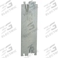 RACO Cable Protection Plate: Steel, Silver, Box, 0.06 in Overall Dp, 1.5 in Overall Wd (MPN 2713R). Key specifications — For Product Type: Box; Brand: RACO; Accessory Type: Cable Protector; Color: Silver; Material: Steel.
