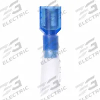 3M Wire Disconnect: Female Socket, Blue, Nylon with Heat Shrink, Full Coverage, 600 V Max Volt (MPN MNHU14-250DFIK). Key specifications — Brand: 3M; Manufacturer Part Number: MNHU14-250DFIK.