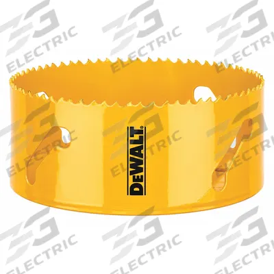 DEWALT Hole Saw: 5 in Saw Dia., 4/5 Teeth per Inch, 1 3/4 in Max. Cutting Dp - Multi-Material-Cutting Hole Saws without Arbor