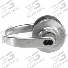MARKS USA Door Lockset: Classroom Lever Locksets, Chrome, ADA Compliant (MPN 295RS/26D). Key specifications — Ligature Resistance: Not Ligature-Resistant; Brand: MARKS USA; Lockset Function ANSI Code: F84; Visual Indicator Message: No Message; Lockset Style: 295 Straight; ADA Compliant: Yes; Finish: Satin Chromium-Plated : Zinc.