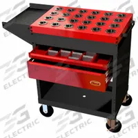 HUOT Tool Holder Cart: For BT40/CAT40/NMTB40 Taper, 24 Compartments (MPN 13640). Key specifications — attr1032789: HUOT; attr1033924: 13640; attr1070348: 24.