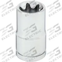 WESTWARD Socket: 1/2 in Drive Size, E11 Socket Size, External Torx, Std, Chrome, Not Tether Capable (MPN 20HX38). Key specifications — attr1206049: WESTWARD; attr1206024: Chrome.