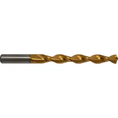 CLEVELAND Jobber Length Drill Bit: 7/32", 118° Notched Point, TiN-Coated HSS, Parabolic Flute (MPN C03765). Key specifications — attr1225567: 0.2188.
