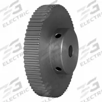 DAYTON Timing Pulley: Modified Curvilinear, Fixed, For GT Timing Belt Section, For 6 mm Belt Wd (MPN 72-3P06M6A8). Key specifications — Brand: DAYTON; Finish: Clear Anodized; For Belt Series: Powerhouse®.