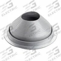 Flashing: For Pitched Roof, Round Base, 6 in L x 16 1/2 in W Base Size (Rectangular), For 1 Pipes (MPN 4025910). Key specifications — Top Opening: Open; Material - Collar: EPDM; Brand: DEKTITE.