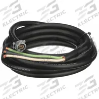 FOSTORIA Field Installed Cable Kit: 600V AC, 25 ft Cable Lg, Mfr. No. FES-1524-1A/YES-1524-1A, Black (MPN SO 4/3). Key specifications — Includes: Wire Sleeves; Voltage: 600V AC; Brand: FOSTORIA; For Use With: Mfr. No. FES-1524-1A.