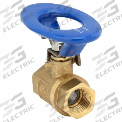 APPROVED VENDOR Manual Two-Way Ball Valve: 1/2 in, Brass, Straight, FNPT x FNPT - Brass Ball Valves