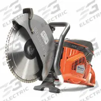 HUSQVARNA Concrete Saw: 16 in Blade Dia., Wet/Dry, 6 in Max. Cutting Dp, 4,700 RPM Max. Blade Speed (MPN K970). Key specifications — attr313615: Wet/Dry; attr313618: Gasoline; attr325106: HUSQVARNA.