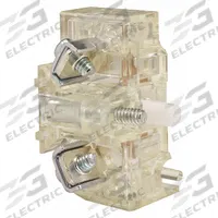 SCHNEIDER Contact Block: 30 mm Panel Mounting Size, 1NC, Momentary, 9001K/9001SK Series (MPN 9001KA3G). Key specifications — Switch Action: Momentary; Terminal Connection Type: Screw Terminals; Brand: SCHNEIDER; Compatible with Series: 9001SK.