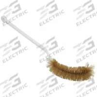 Volumetric Flask Brush: 12 in Overall Lg, Natural, 3 1/2 in Brush Head Lg, 1 3/8 in Bristle Lg (MPN 06184). Key specifications — Brand: COOPER TOOLS; Non-Sparking: No; Bristle Color: Natural.