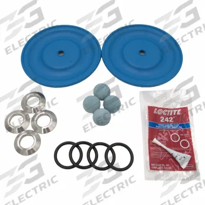 GRACO Fluid End Repair Kit: Fluid Section Repair Kit, FK1222, Santoprene - Graco Fluid-End Repair Kits