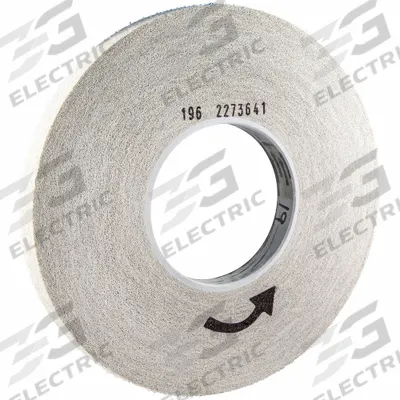 NORTON Convolute Wheel: 12 in Dia x 1 in W, 5 in Arbor, Aluminum Oxide, Medium - Deburring Wheels for Carbon Steel & Soft Metals