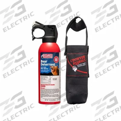 COUNTER ASSAULT Bear Spray: Targets Bears/Coyotes/Mountain Lions - Wildlife Repellents