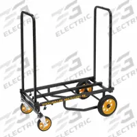 ROCK N ROLLER Convertible Hand Truck: 500 lb as Hand Truck, Dual-Loop, Black/Yellow, Flat-Free Steel (MPN R8RT). Key specifications — attr1344968: Yellow; attr1344907: ROCK N ROLLER.