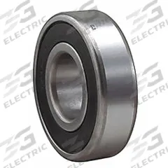 SKF Radial Ball Bearing: 6305, 25 mm Bore, Dbl Sealed, 62 mm OD, 17 mm Outer Ring Wd, Alloy Steel (MPN 6305 2RSNR JEM). Key specifications — System of Measurement: Metric; Bearing Industry Number: 6305.