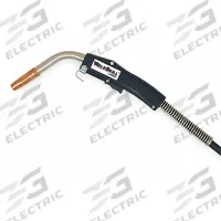 TWECO MIG Gun: WeldSkill WM 400, 400 A, 1/16 in, 15 ft, Miller-Compatible (MPN 10471032). Key specifications — For Rear Connection Type: Miller-Compatible; Contact Tip Series: WS14; MIG Gun Model: WM400M-15-116; For Gas Type: CO2 (Carbon Dioxide).