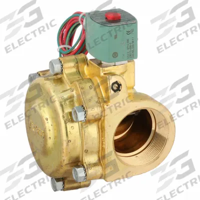 REDHAT Solenoid Valve: 2-Way, Normally Closed, 2 in Pipe Size, 220V AC/240V AC - 2-Way/2-Position, Normally Closed Solenoid Valves