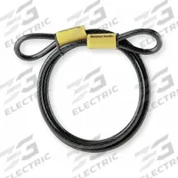 MASTER LOCK Security Cables: Coiled Cable, 6 ft Lg, 3/8 in Cable Dia, Black (MPN 78DPF). Key specifications — Coating Material: Vinyl; Environment: Outdoor; Brand: MASTER LOCK.
