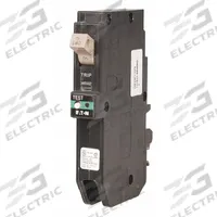 EATON Circuit Breaker: 20 A, 120/240V AC, Single Phase, 10kA at 120/240V AC, Type CH Loadcenters (MPN CHFP120AF). Key specifications — attr195951: 20 A; attr195952: 120/240V AC; attr195953: Single; attr195954: 10kA at 120/240V AC; attr195958: Arc Fault Circuit Interrupter with Plug-On Neutral; attr195955: Type CH Loadcenters; attr211136: EATON.