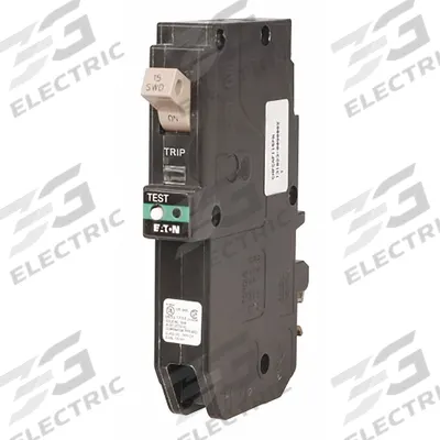 EATON Circuit Breaker: 20 A, 120/240V AC, Single Phase, 10kA at 120/240V AC - CH Series
