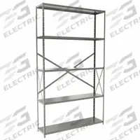 HALLOWELL Metal Shelving: Standalone, Medium-Duty, 48 in x 12 in, 84 in Overall Ht, 5 Shelves (MPN F4710-12HG). Key specifications — Frame Material: Steel; Shelving Material: Steel; Assembled: Unassembled; Color: Gray; Brand: HALLOWELL.