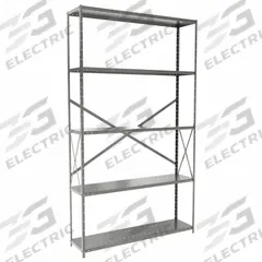 HALLOWELL Metal Shelving: Standalone, Medium-Duty, 48 in x 12 in, 84 in Overall Ht, 5 Shelves (MPN F4710-12HG). Key specifications — Frame Material: Steel; Shelving Material: Steel; Assembled: Unassembled; Color: Gray; Brand: HALLOWELL.