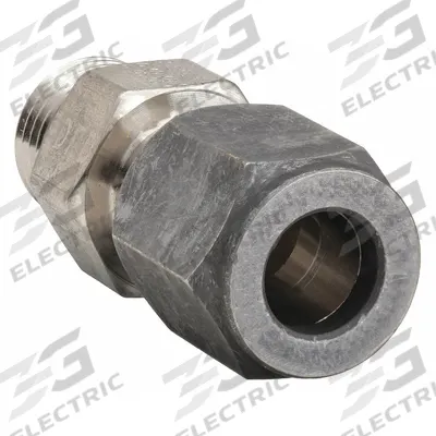 PARKER Compression Fitting Adapter: 1/4 in OD x 1/4 in Pipe size, 7/16-20 Thread Size - Flareless Bite-Type Stainless Steel Compression Fittings