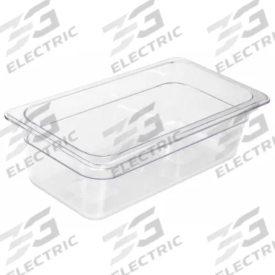 CRESTWARE Food Pan: Third Size, Rectangular, NSF Certified, 12 3/4 in Overall Lg - Steam Table Pans
