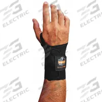 PROFLEX BY ERGODYNE Wrist Support: Right, M Ergonomic Support Size, Black, Fits 6 to 7 in (MPN 4000). Key specifications — attr377055: PROFLEX BY ERGODYNE; attr328767: Right; attr328769: Black; attr328770: 6 to 7 in.
