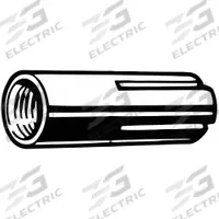 APPROVED VENDOR Drop-In Anchor: 1/4"-20 Thread Size, 1 in Overall Lg, 3/8 in Dia, Plain, 100 PK (MPN U30578.025.0001). Key specifications — Thread Type: Coarse; Brand: APPROVED VENDOR.