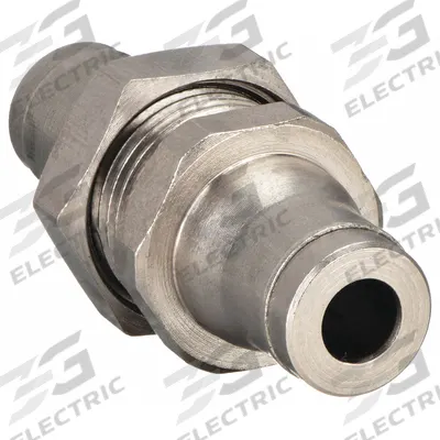 LEGRIS Push-Fit Union Fitting: 10 mm OD x 10 mm OD Size, Push-to-Connect x Push-to-Connect - Nickel-Plated Brass Tube Fittings