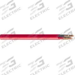 SOUTHWIRE Fire Alarm Cable: 1,000 ft Cable Lg, Riser, Riser, PVC, PVC, Red, PVC, 4 Conductors, Solid (MPN F60355-1A). Key specifications — Brand: SOUTHWIRE; Conductor Gauge: 14 AWG; Jacket Material: PVC; Solid/Stranded: Solid.