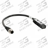 EATON Photoelectric Sensor: M18 Threaded, Built-in Connector, 4 - Pin Micro, 20-264V AC & 15-30V DC (MPN 13104AQD03). Key specifications — Brand: EATON; Electrical Connection: Dual Key Micro Connector; Manufacturer Part Number: 13104AQD03; Body Material: Polyurethane; DC Supply Voltage Rating: 15-30V DC; NEMA Enclosure Rating: 13; Series: Comet; AC Supply Voltage Rating: 20-264V AC.