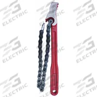 WESTWARD Chain Wrench: Natural, For 4 in Outside Dia, 16 in Chain Lg, 12 in Handle Lg, Alloy Steel (MPN 39CG43). Key specifications — attr309935: Alloy Steel; attr309937: Steel; attr324945: WESTWARD; attr380425: Chain Wrench; attr309951: Natural.