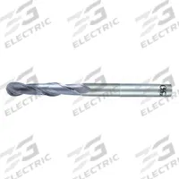 OSG Ball End Mill: Carbide, Diamond Coated, 2 Flute, 10 mm Mill Dia, 25 mm LOC, 63 mm OAL (MPN 71101016)