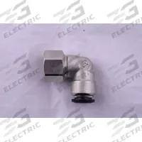 AIGNEP USA Push-Fit Elbow Fitting: 8 mm OD x 1/8 in Pipe Size, Push-to-Connect x FBSPP, Brass (MPN 50105N-8-1/8). Key specifications — Brand: AIGNEP USA; Thread Size A: 1/8-28.