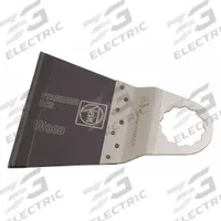 FEIN Oscillating Tool Blade: 2 9/16 in Blade Wd, 2 in Overall Lg, Flush Cutting, Carbon Steel, 25 PK (MPN 63502136028). Key specifications — attr1097473: Drywall; attr1097476: FEIN; attr1097456: Flush Cutting.