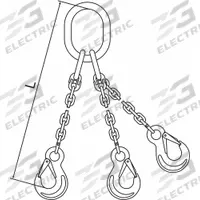 PEWAG Chain Sling: 1/2 in Chain Trade Size, 63 Chain Grade, Stainless Steel, Fixed, 5 ft Sling Lg (MPN 13G63TOS/5). Key specifications — attr994094: PEWAG.