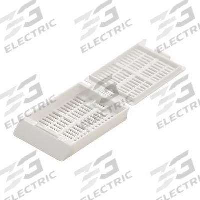 DYNALON Embedding Cassette: White, Polyoxymethylene, 1.57 in Overall Lg - Embedding Cassettes