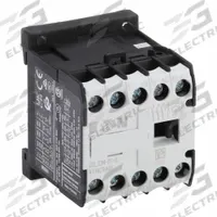EATON Miniature IEC Magnetic Contactor: Non-Reversing, 3 Poles, 3NO Contacts, 9 A, 24V DC Coil (MPN XTMC9A01TD). Key specifications — attr945107: EATON; attr972381: Yes.